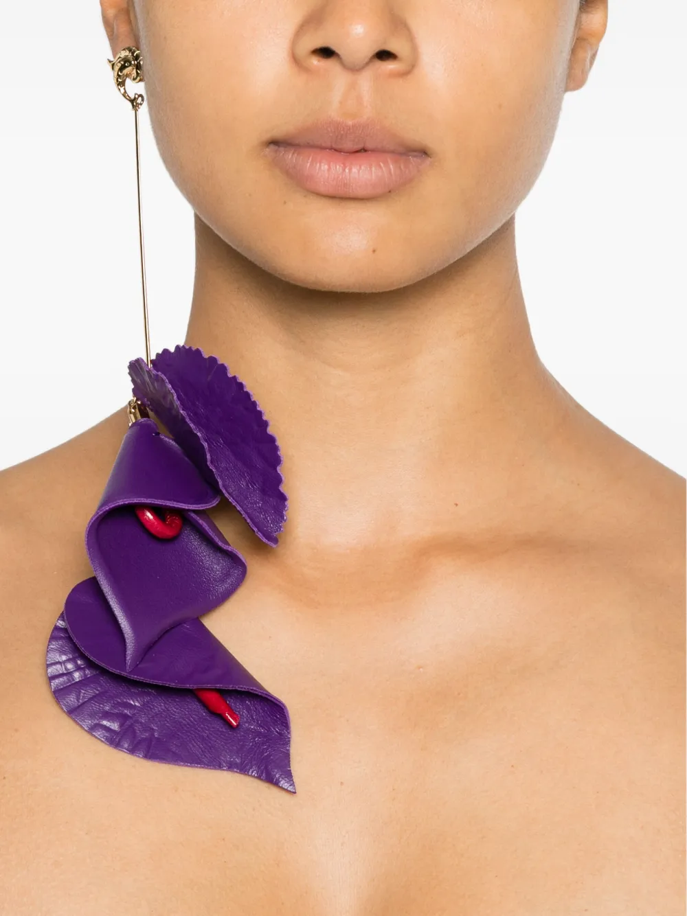 PUCCI Oorbellen met bloemen - Goud