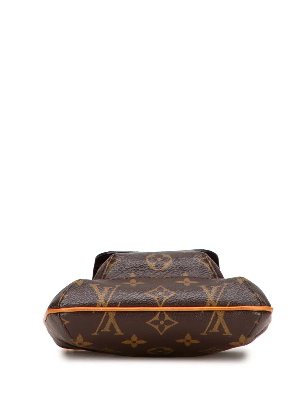 Pre-owned Louis Vuitton 2003 Monogram Partition Clutch Bag In Brown