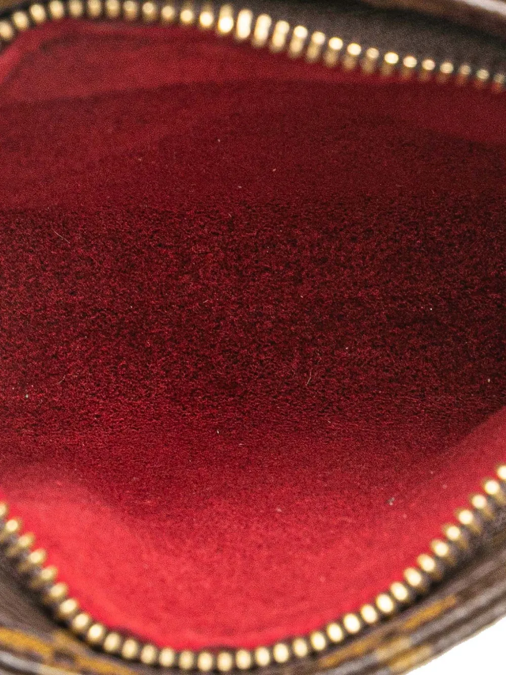 Pre-owned Louis Vuitton 2003 Monogram Partition Clutch Bag In Brown