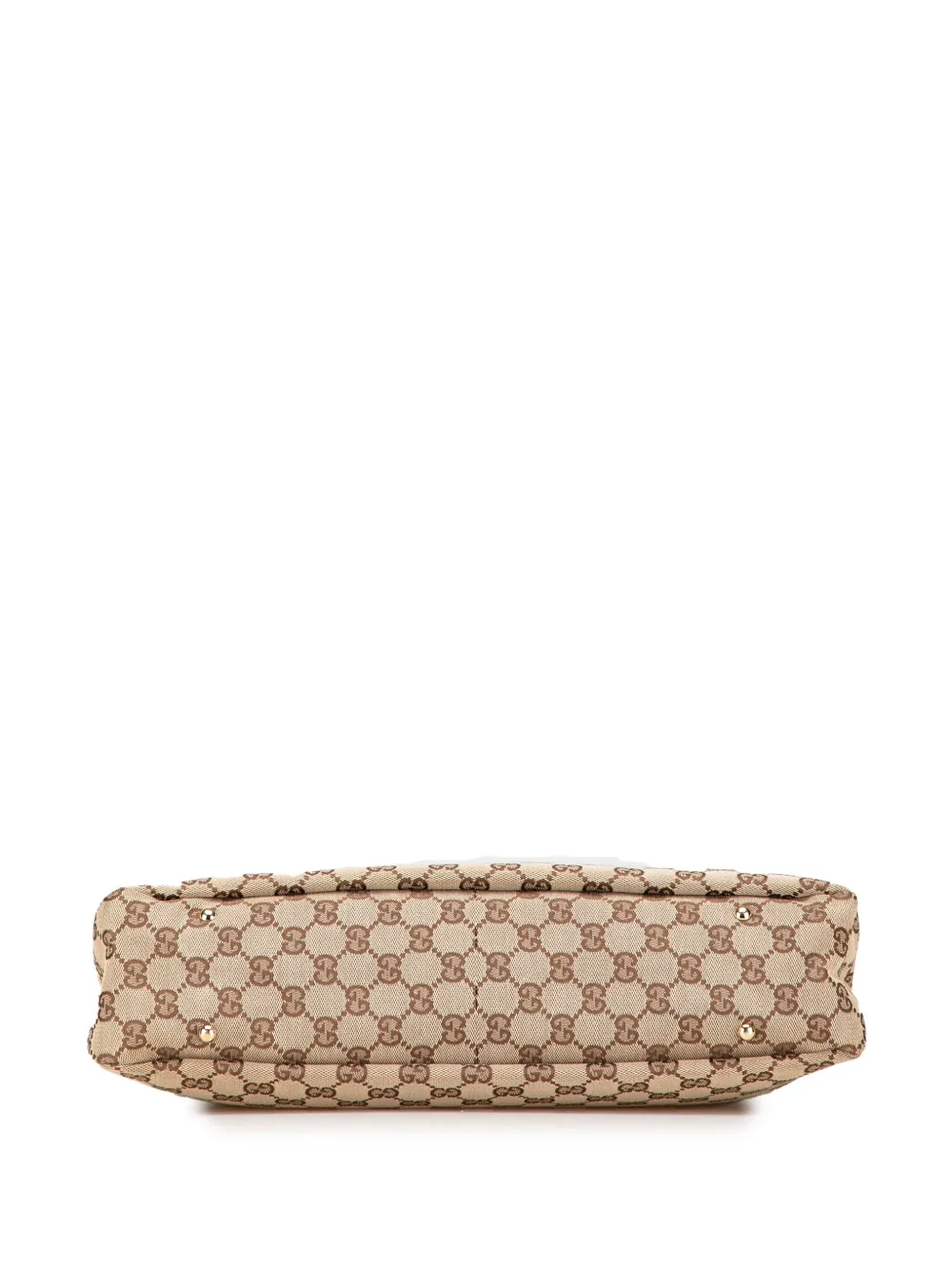 Pre-owned Gucci 2000-2015 Gg Canvas Shoulder Bag In Brown
