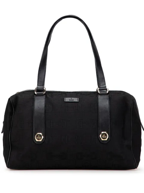 Gucci Pre-Owned 2000-2015 Canvas Horsebit Charmy boston bag