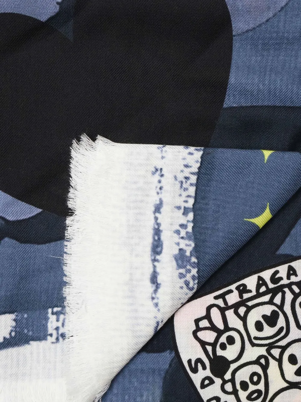 Destin Print Scarf In Blue