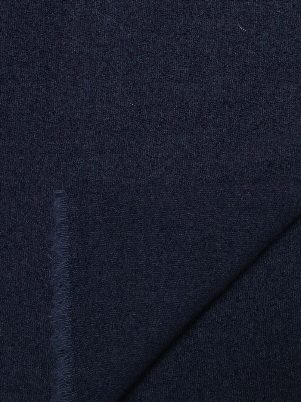 Destin fringed-detail scarf - Blauw