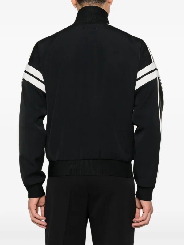 Wales Bonner ジップアップ レザージャケット | ブラック | FARFETCH JP