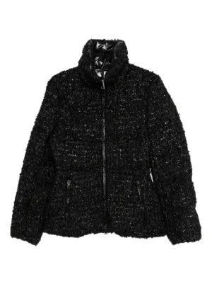 FENDI FF-pattern Puffer Jacket | Black | FARFETCH CA