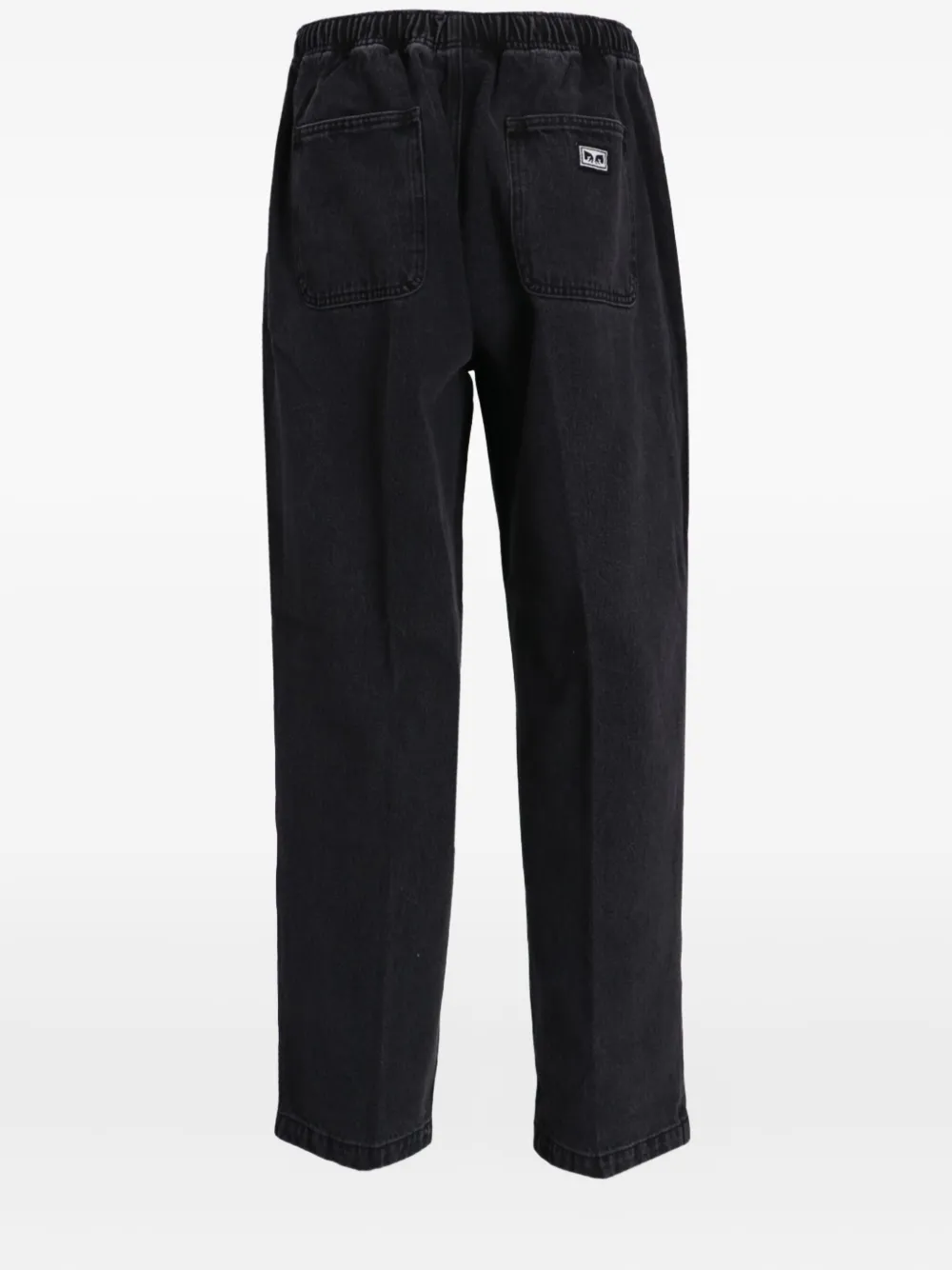 Obey Elastische broek Zwart