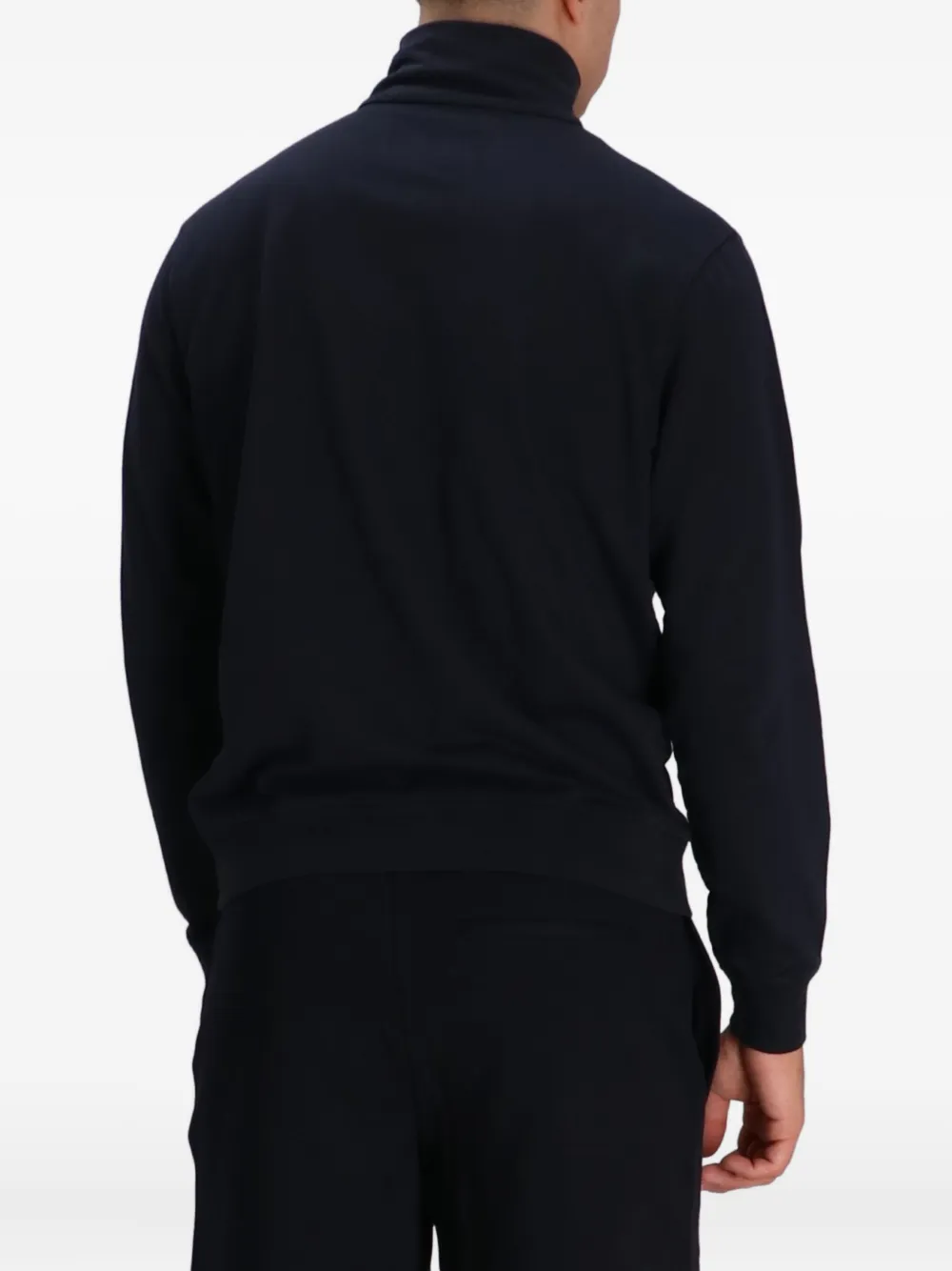 C.P. Company Sweater met rits en zak Blauw