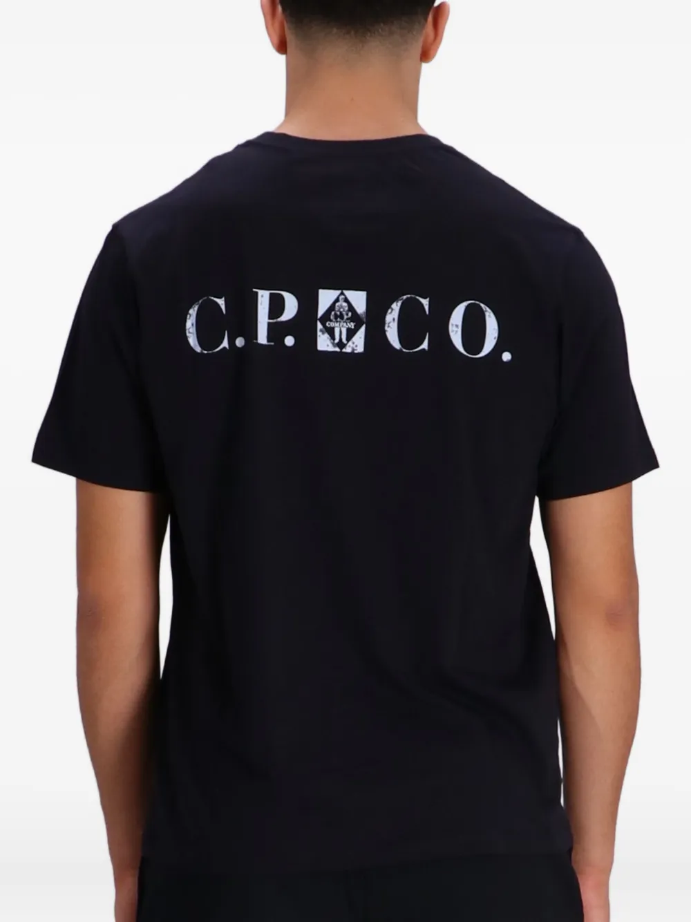 C.P. Company T-shirt met logo Zwart
