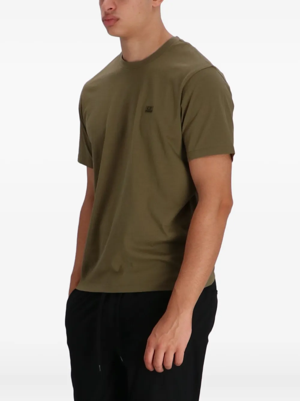 C.P. Company T-shirt met logo Groen