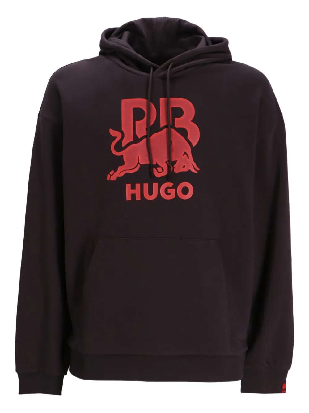 HUGO hoodie en colaboración con Racing Bulls | marrón | Image 1