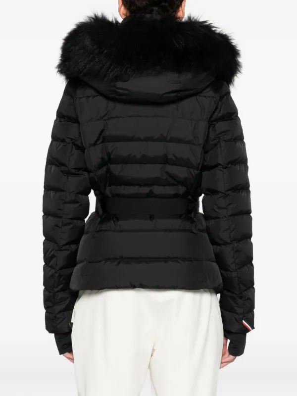 Moncler Grenoble Jaqueta Com Cinto | Preto | FARFETCH BR