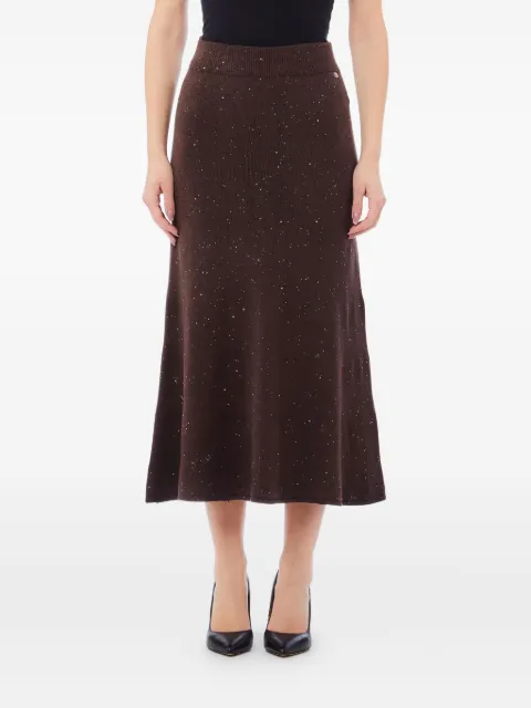 LIU JO falda midi con diseño acampanado