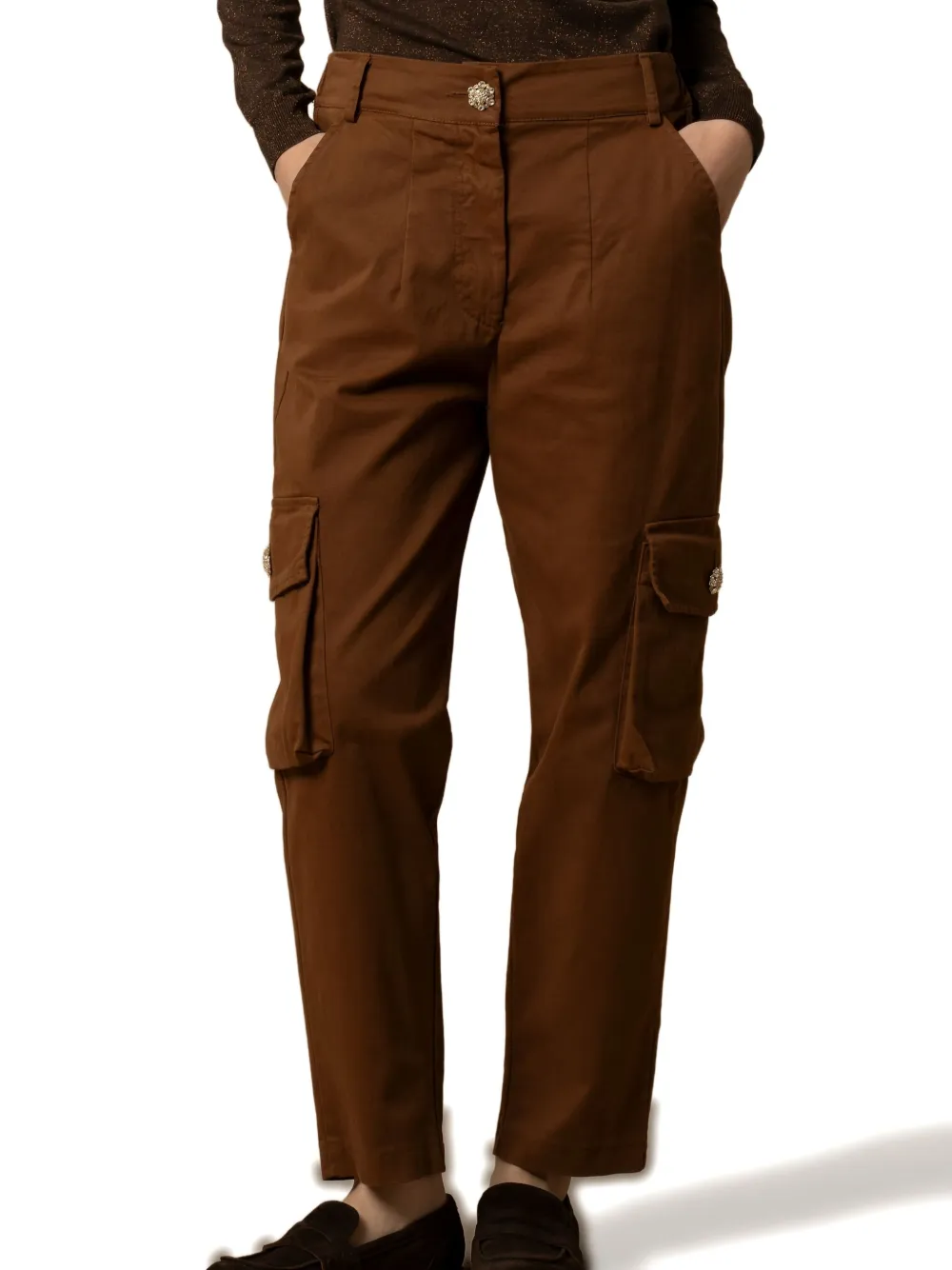 Kocca Altine Cargo Pants In Brown