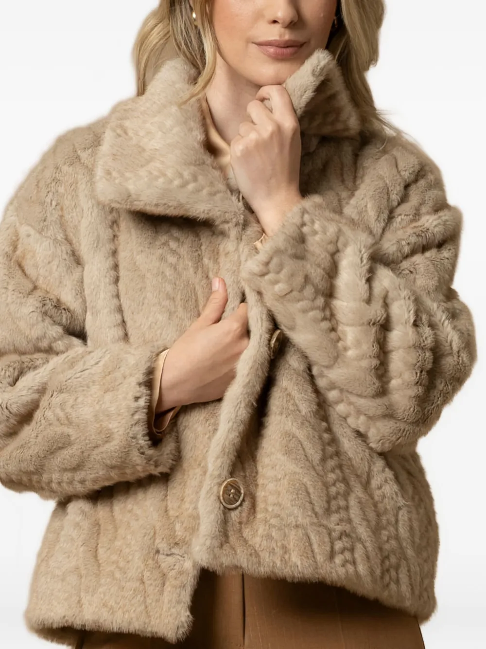Kocca Marielies Knitted Jacket In Gray