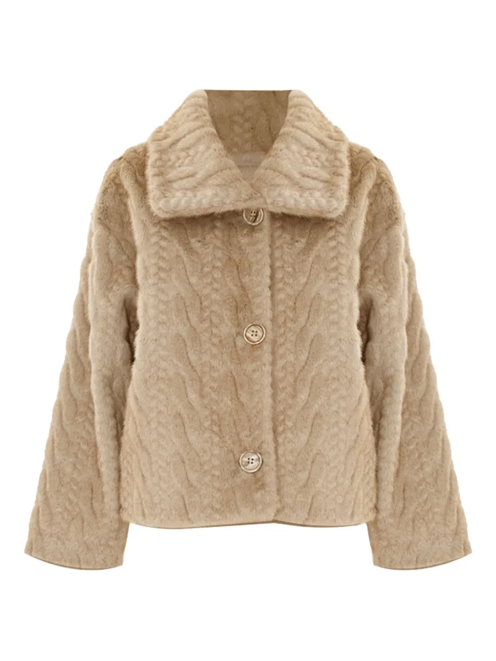 Kocca Marielies knitted jacket | Neutrals | Image 1