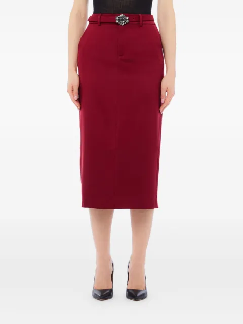 LIU JO falda midi con cinturón
