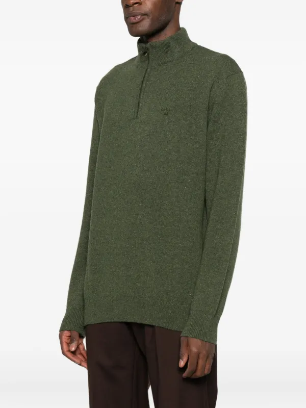 Barbour ジップアップ セーター | グリーン | FARFETCH JP