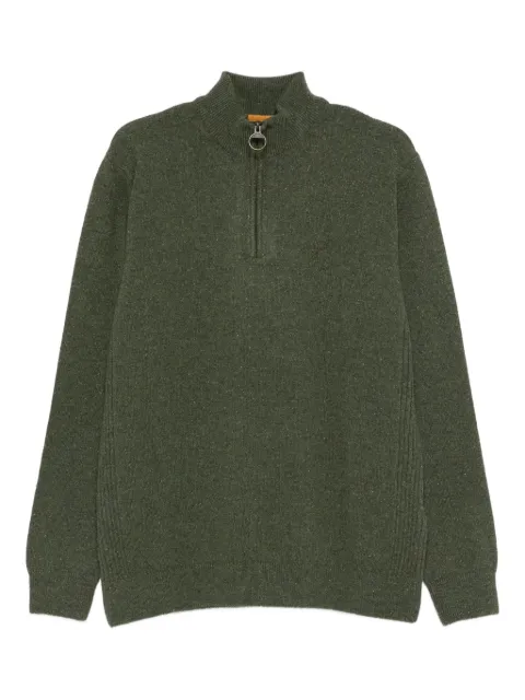 Barbour zip-up sweater 