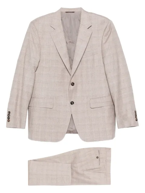 Canali costume boutonné à carreaux