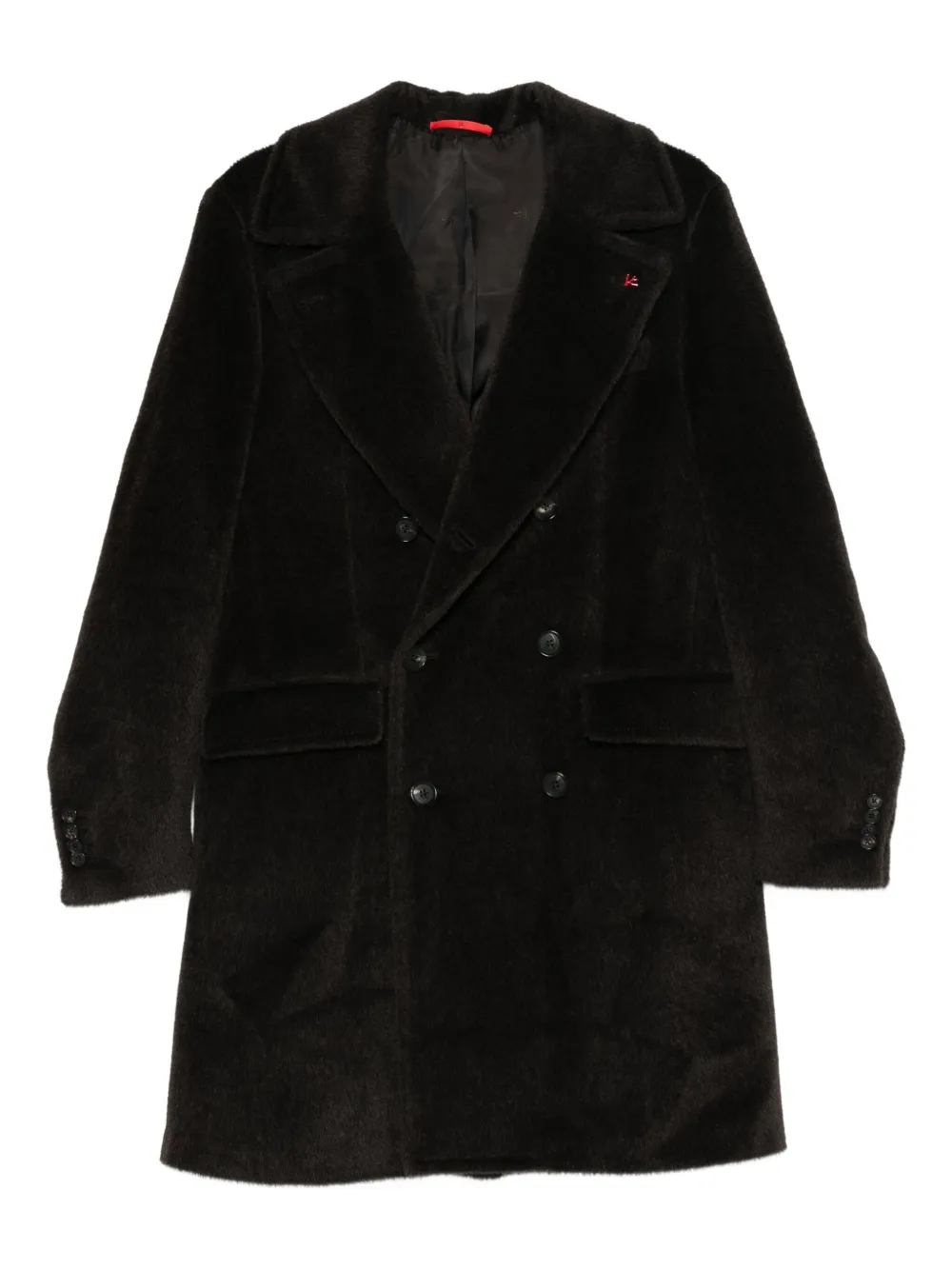 Isaia abrigo con doble botonadura | marrón | Image 1