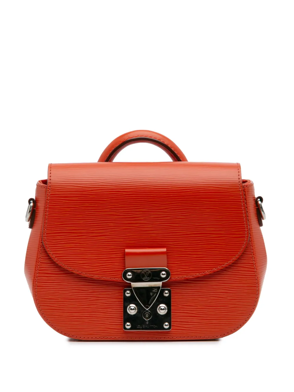 Pre-owned Louis Vuitton 2012 Epi Eden Pm Satchel In Orange