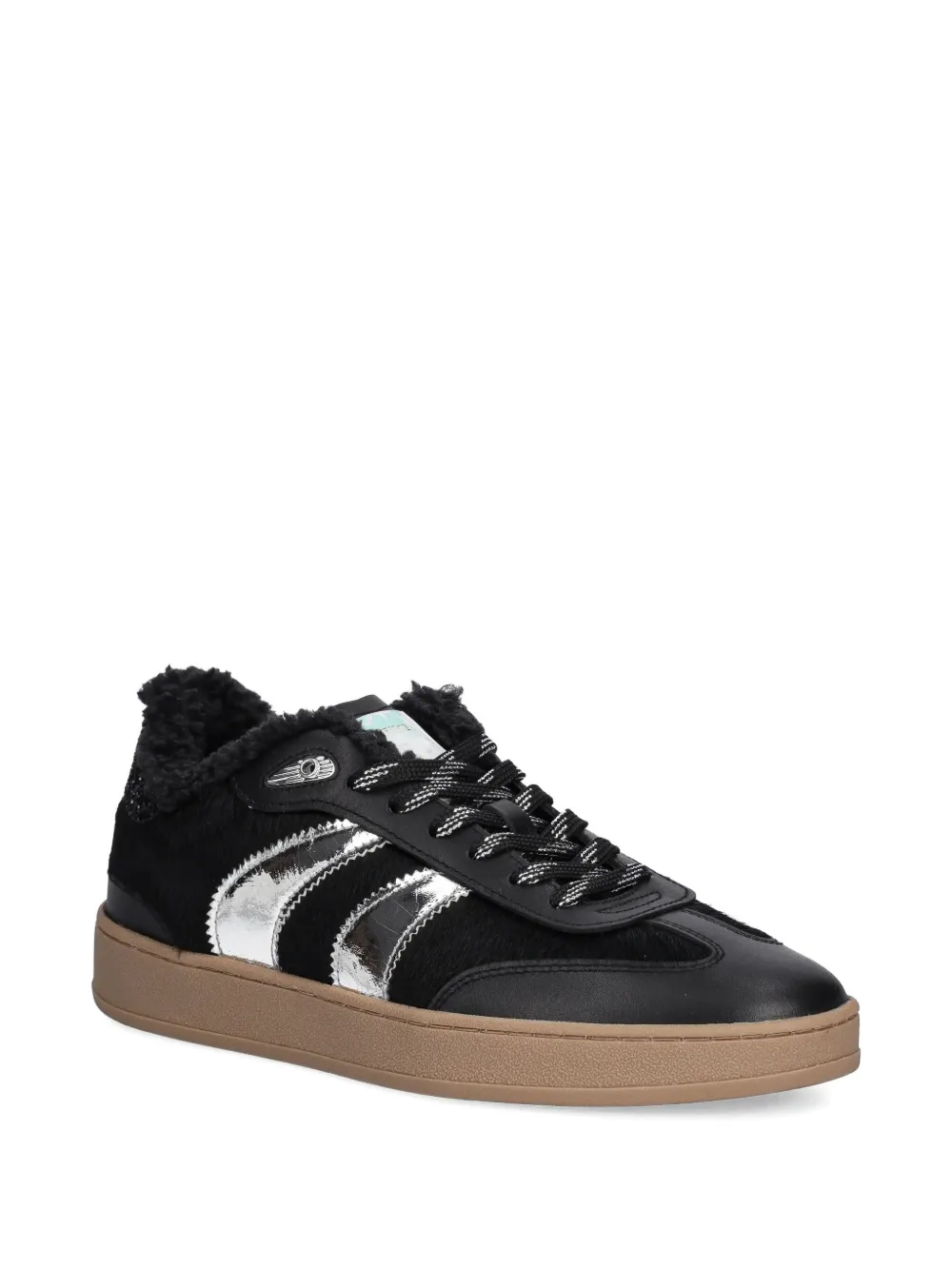 Crime London lace-up fastening sneakers - Zwart