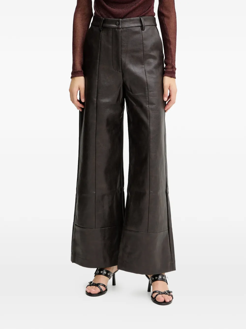 Bardot pantalon Marlowe à empiècements - Marron Bardot pantalon Marlowe à empiècements - Marron