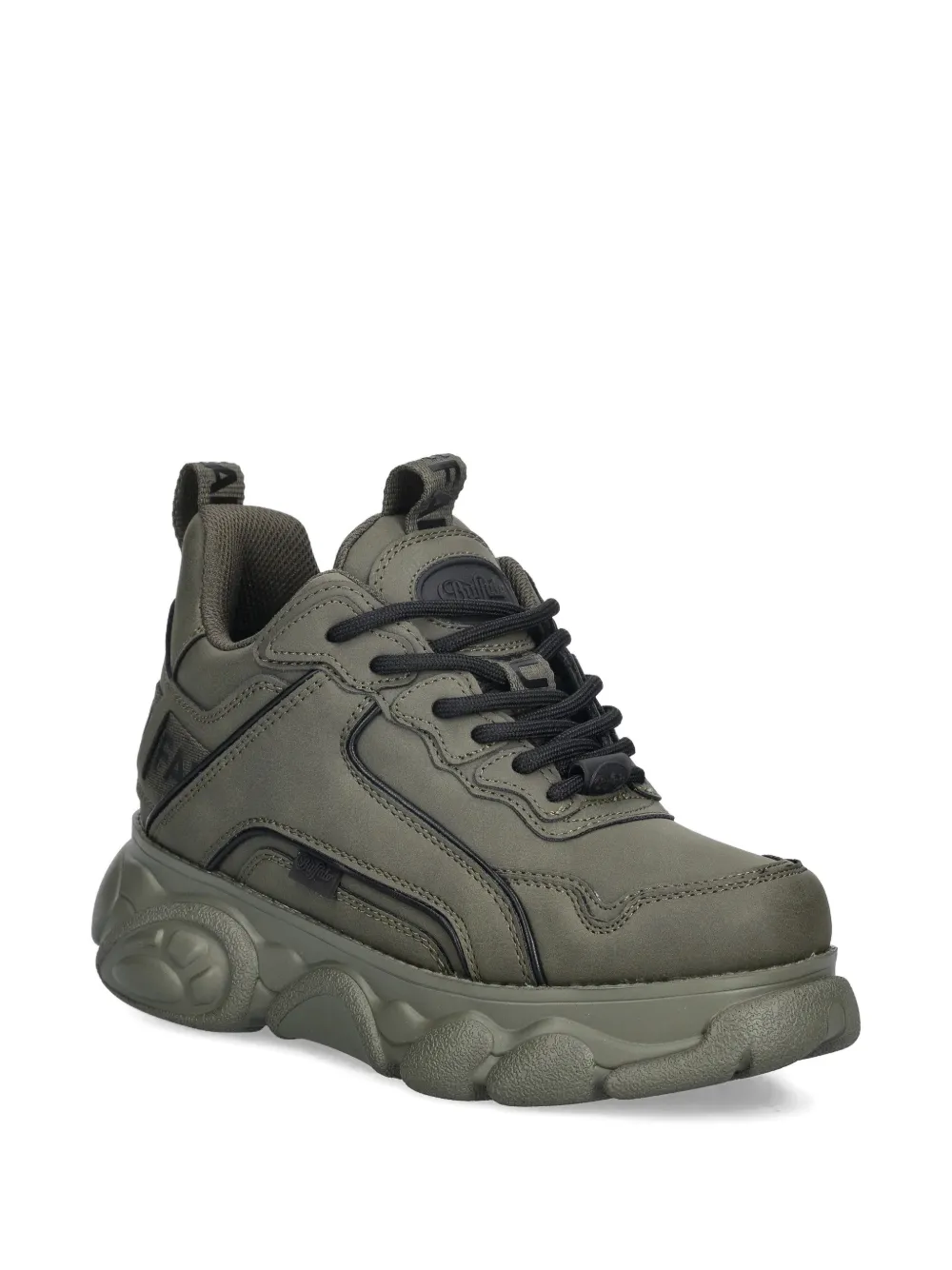 Buffalo CLD Chai sneakers met plateauzool Groen