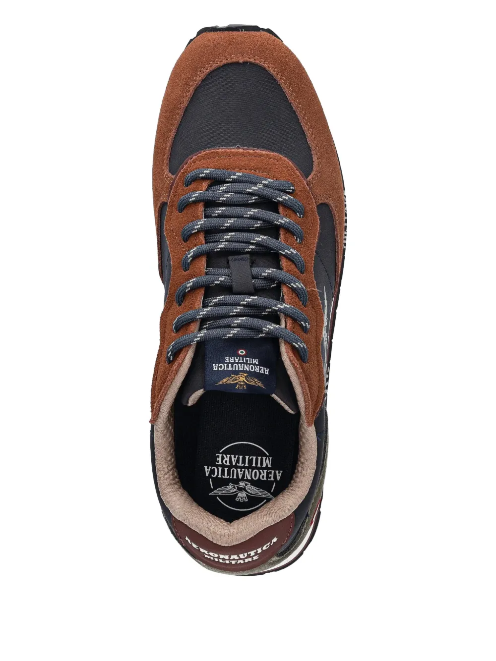 Aeronautica Militare Sneakers met logoprint Blauw