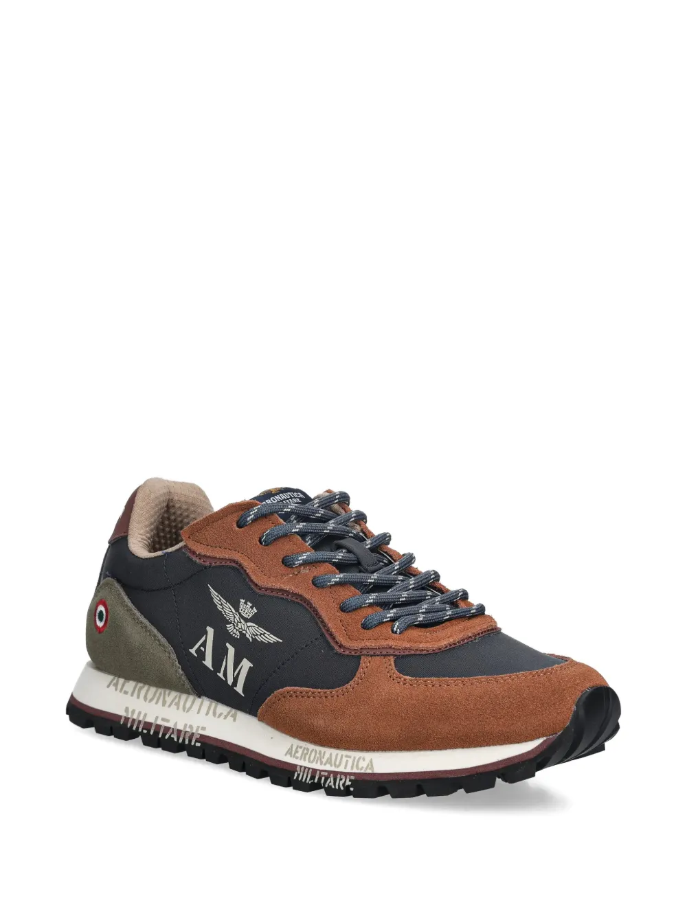 Aeronautica Militare Sneakers met logoprint Blauw