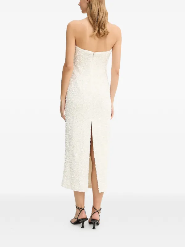 Bardot Braya cut-out Midi Dress | White | FARFETCH