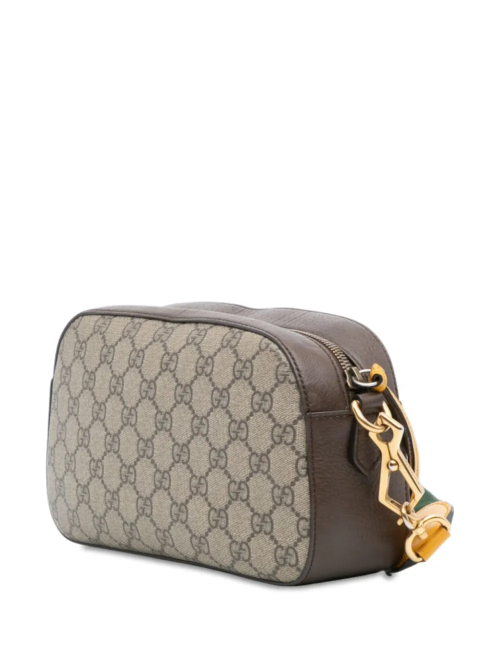 Pre-owned Gucci 2016-2025 Gg Supreme Web Neo Vintage Crossbody Bag