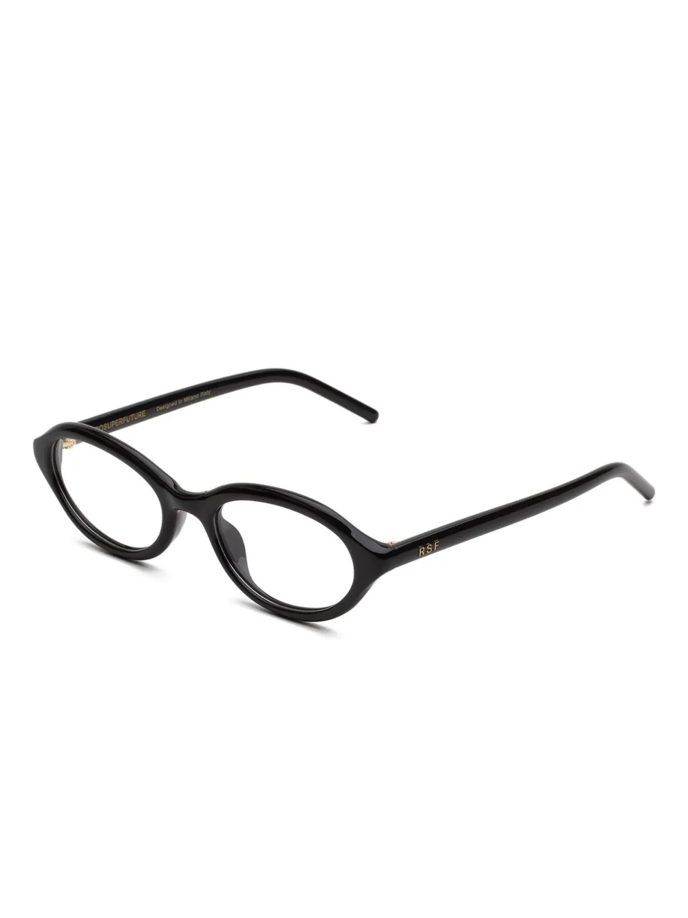 Retrosuperfuture Numero 145 Oval-frame Glasses In Black