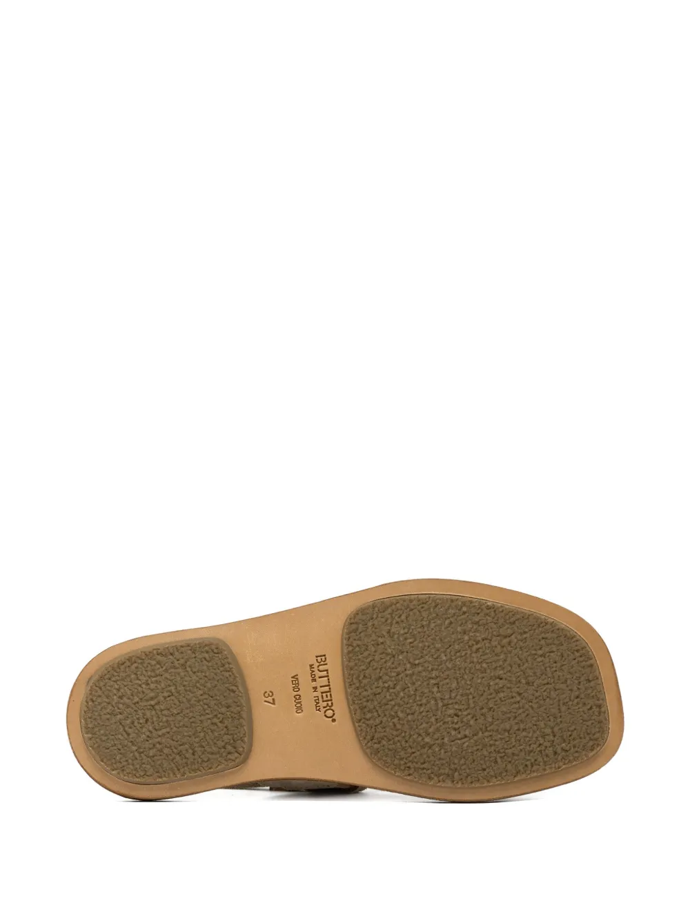 Buttero Ring-detail Sandals In Neutral