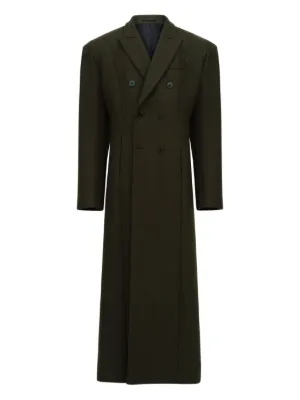 Auralee double-breasted Wool Coat | Grey | FARFETCH