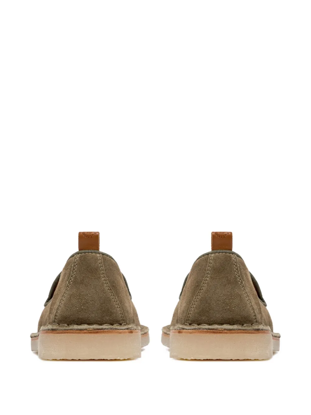 Buttero Suede Loafers In Green