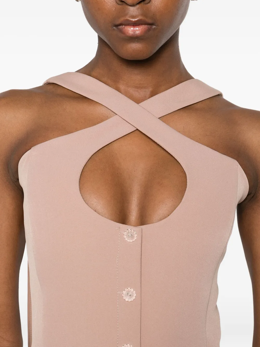 Rhizome Rosemary Corset Top In Pink