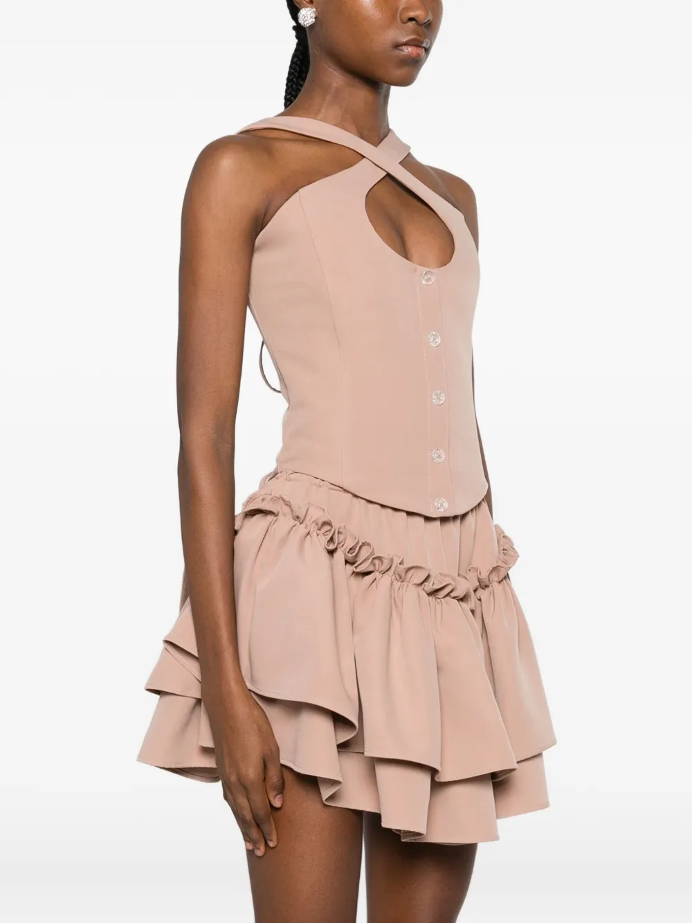 Rhizome Rosemary Corset Top In Pink