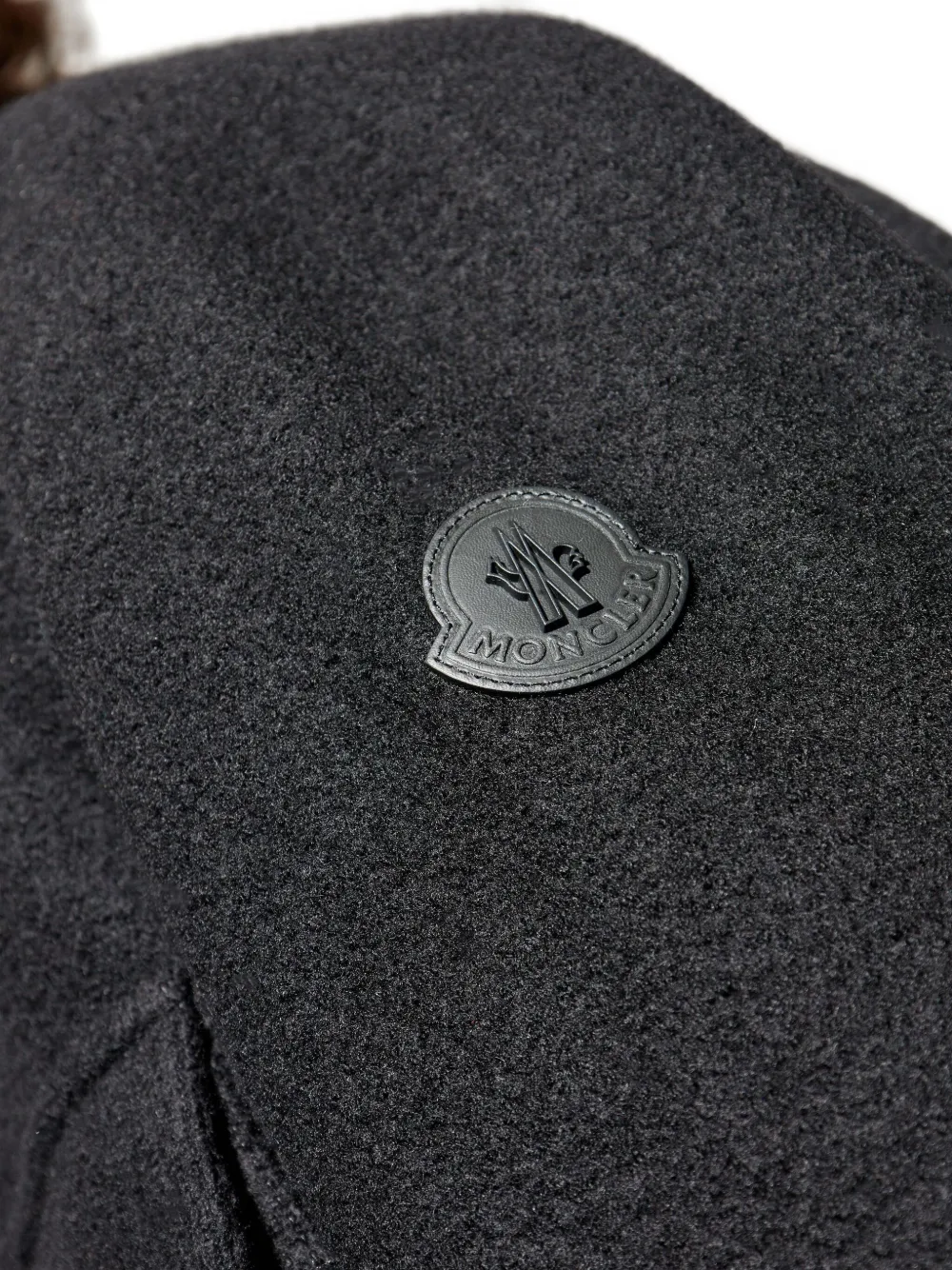 Moncler Buttoned Pocket Shirt Jacket In Black