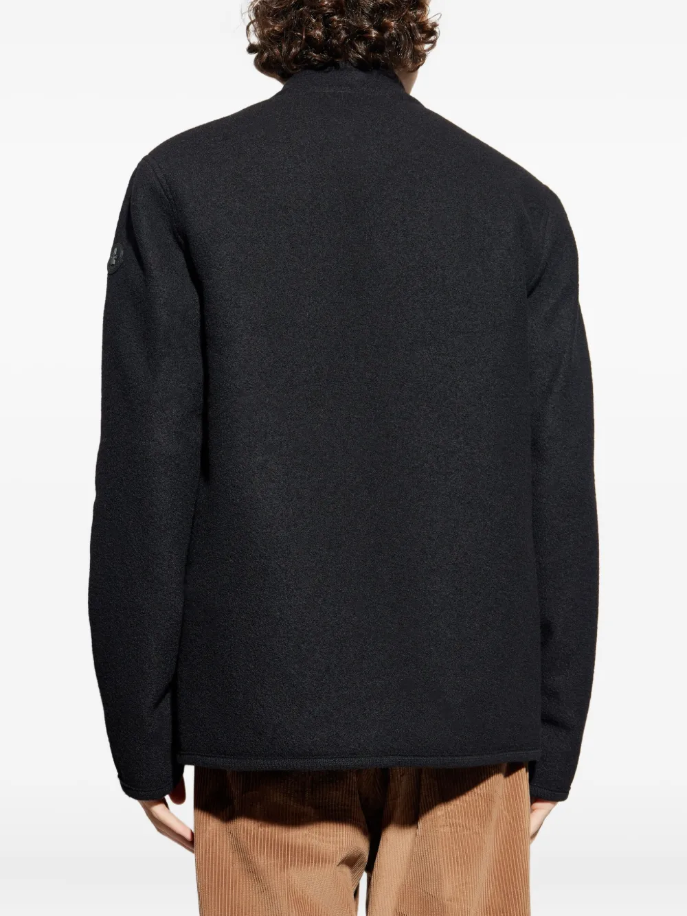 Moncler Buttoned Pocket Shirt Jacket In Black
