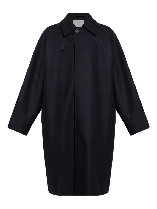 Studio Nicholson Cabo Single-breasted Coat in Blue