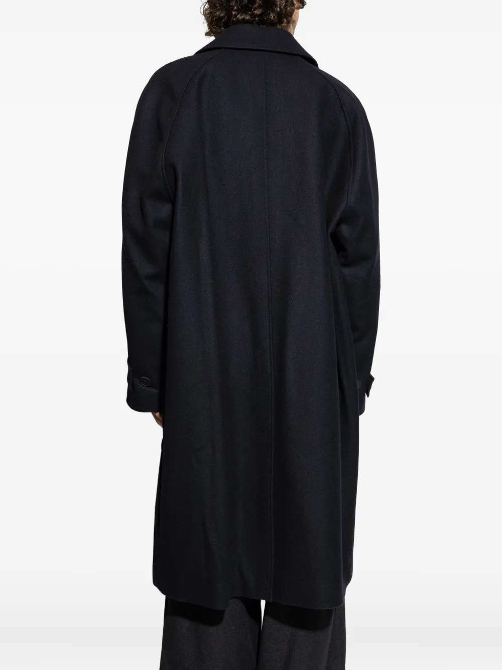 Studio Nicholson Cabo jas met enkele rij knopen Blauw