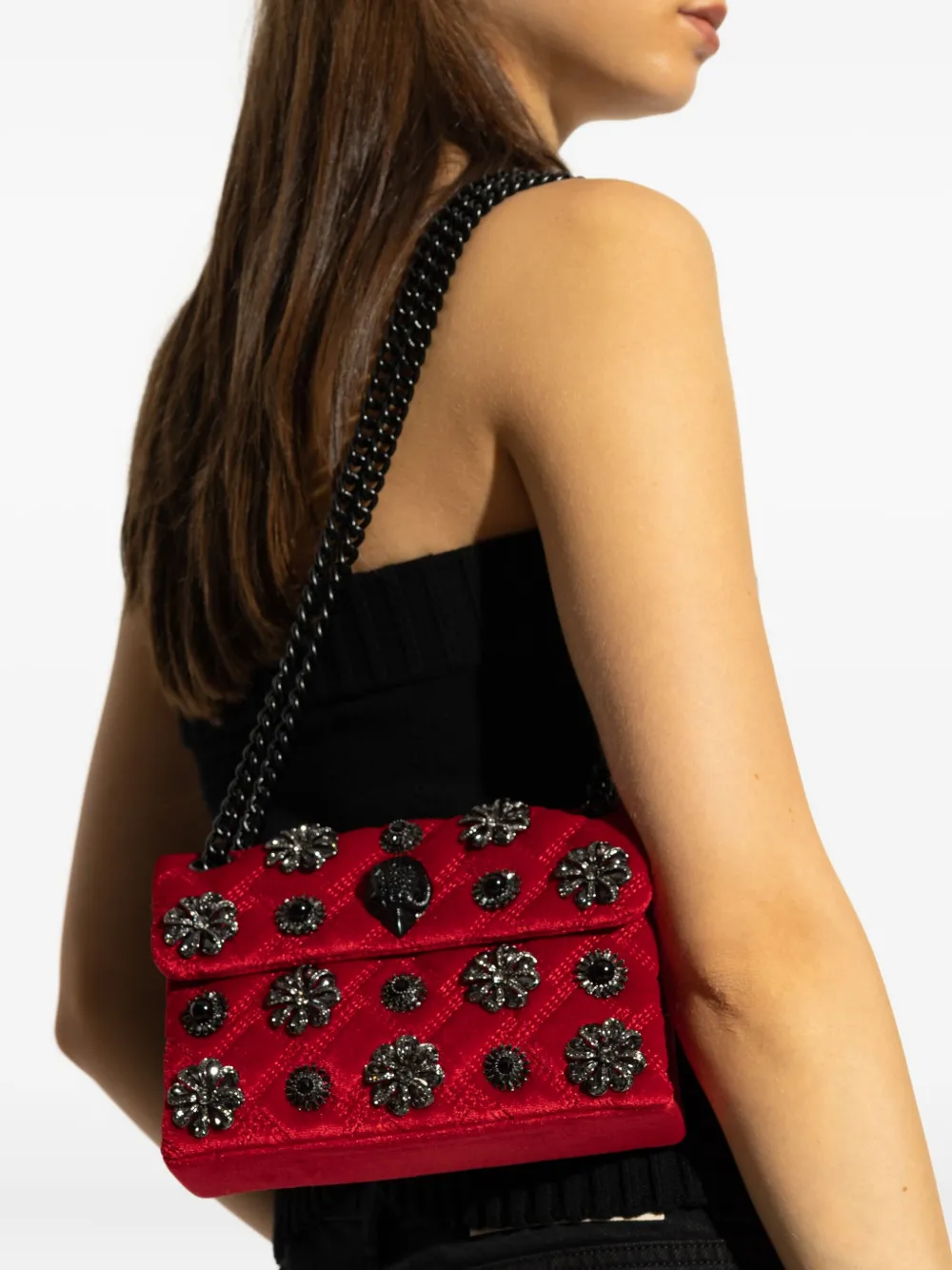 Kurt Geiger London Kensington mini-tas - Rood