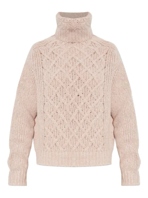 Moncler — cable-knit sweater