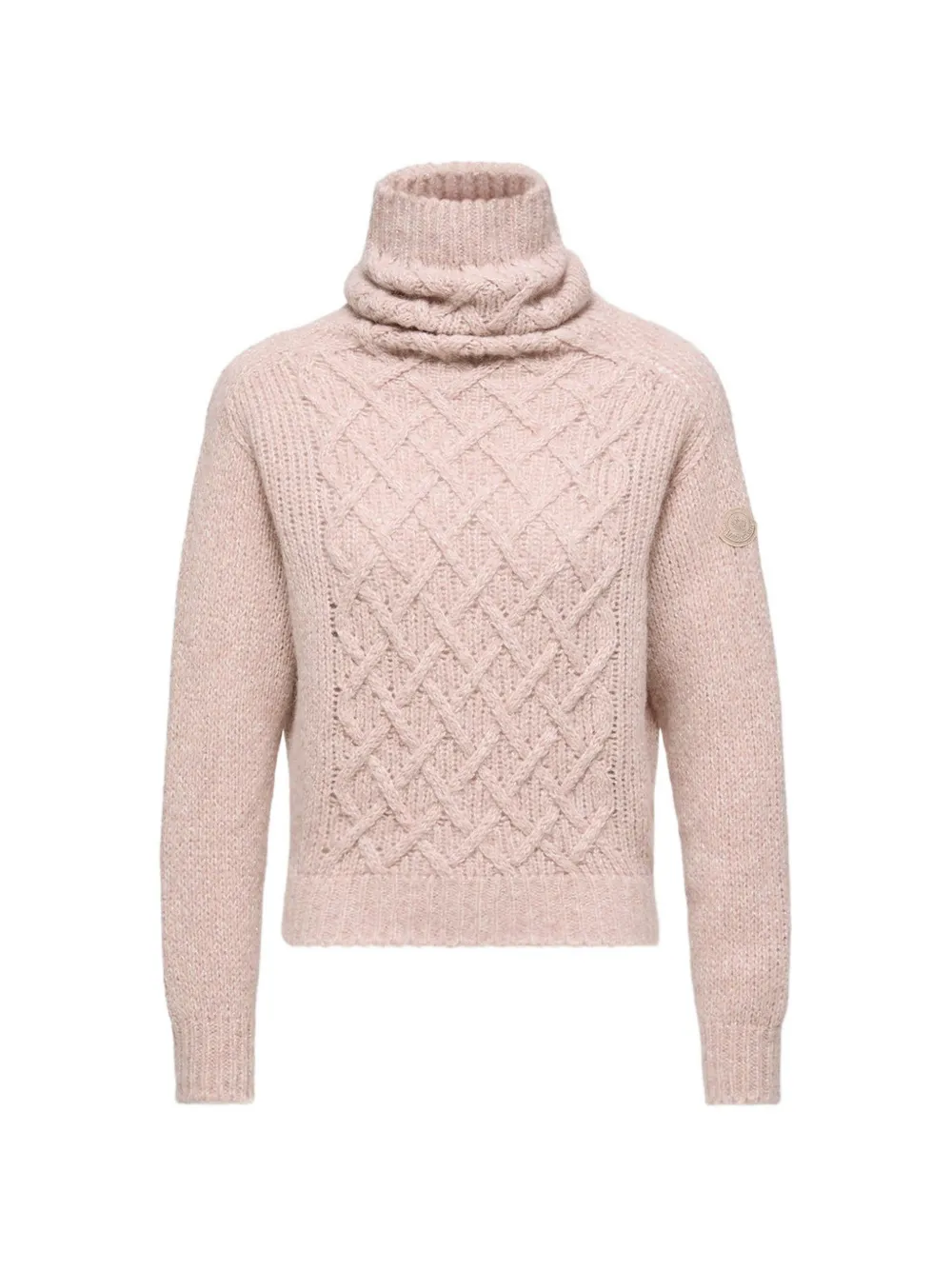 Moncler Kabelgebreide trui Roze