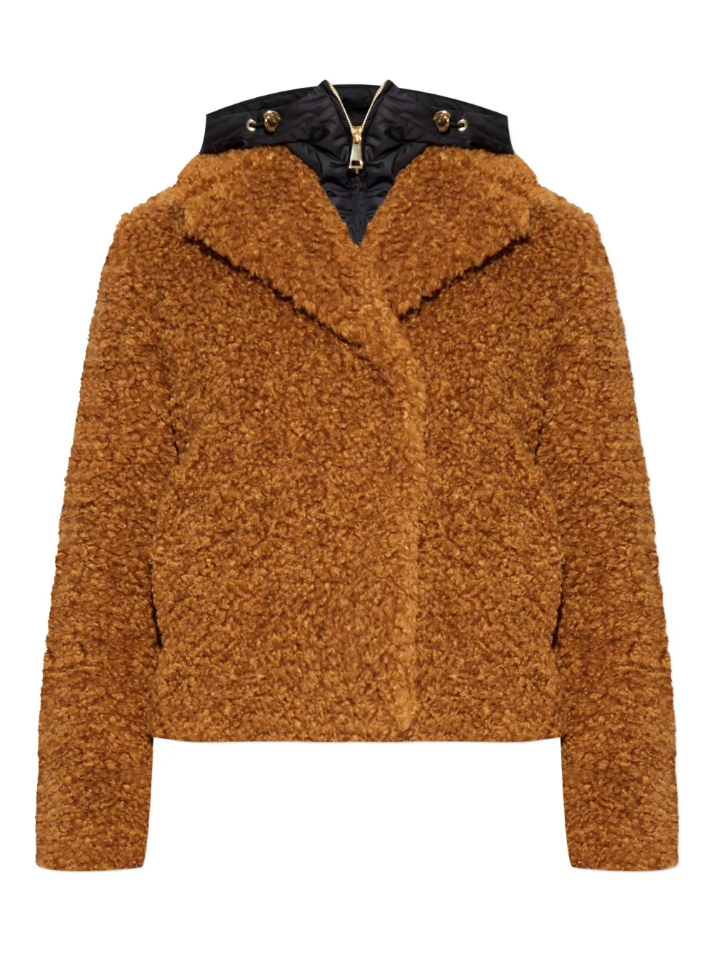 Moncler Barbot Hooded-neck Jacket In Brown