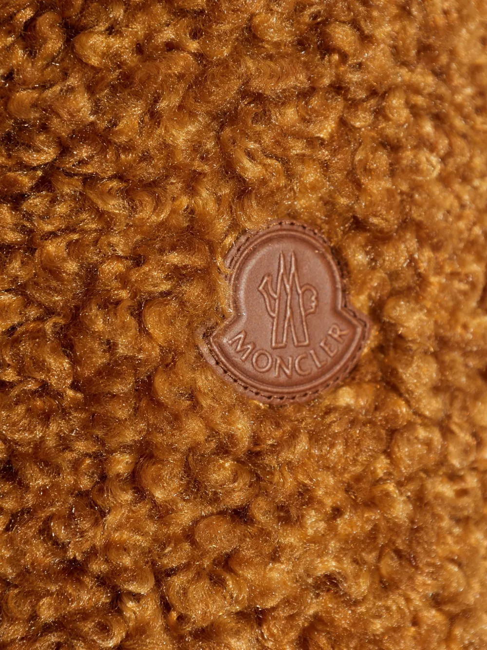 Moncler Barbot Hooded-neck Jacket In Brown