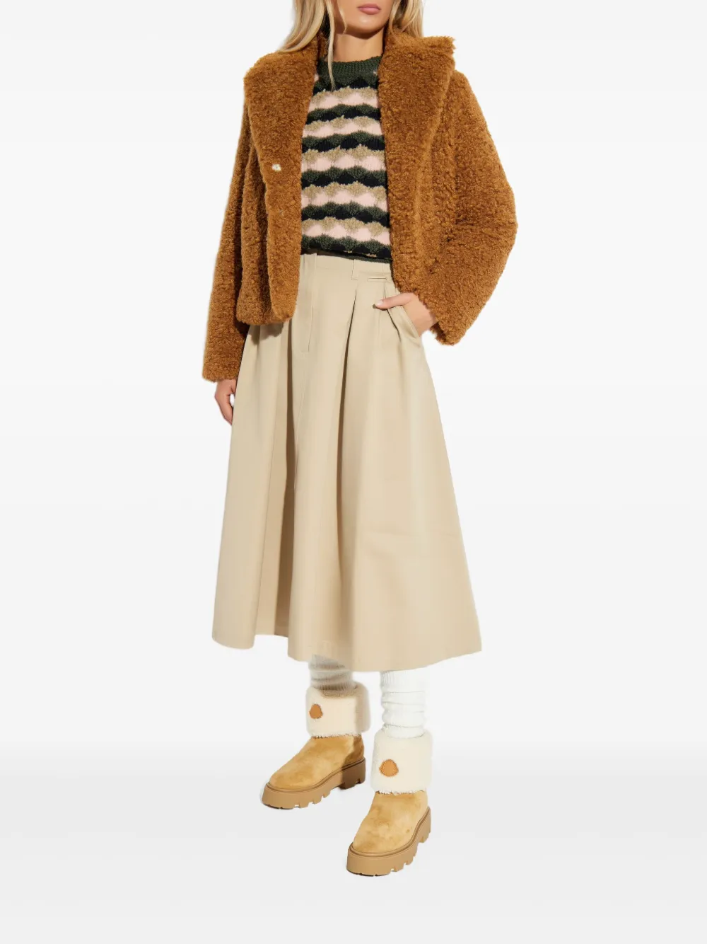 Moncler Barbot hooded-neck jacket | Faux Fur & Shearling Jackets | Image 2