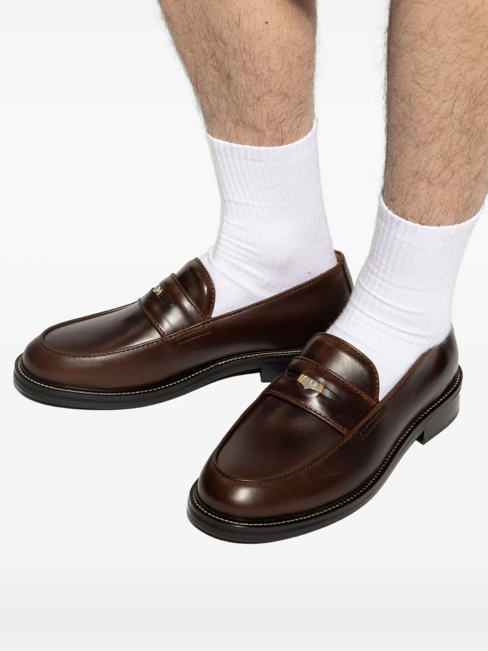 A.P.C. x Marc Jacobs loafers met penny-bandje Bruin