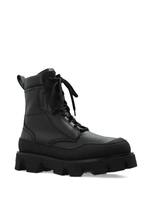 Moncler Peak Path lug-sole Boots | Black | FARFETCH